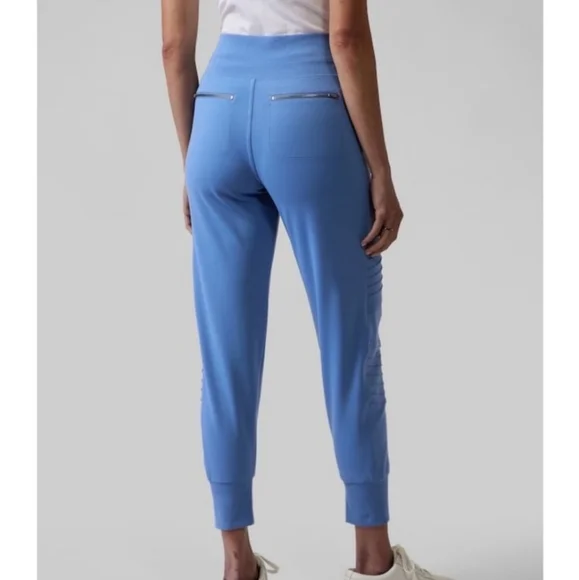 Athleta Venice Moto Jogger in Cottage Blue Plus Size 2X - Picture 3 of 16